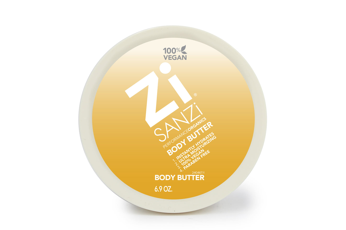Zi Sanzi Organic Body Butter 6.9 oz tub (Ships 6-24)