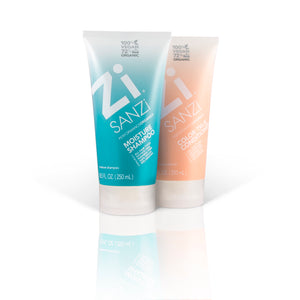 Zi Sanzi Performance Organics Shampoo & Conditioner Combo 8.5oz Each - Vegan, Organic, Sulfate-Free Hair Care Set