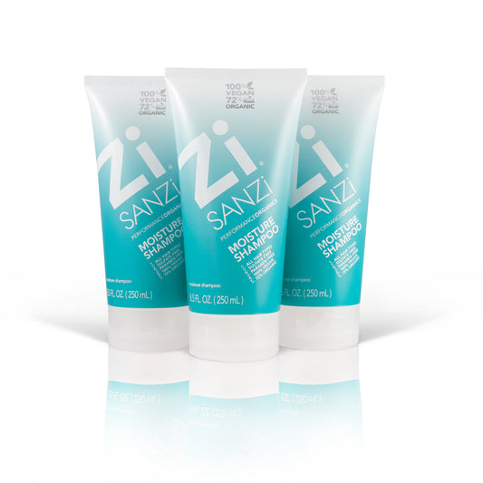 Zi Sanzi Organic Moisture Shampoo Trio, 8.5oz Each